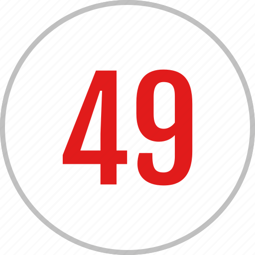 Number, 49 icon - Download on Iconfinder on Iconfinder