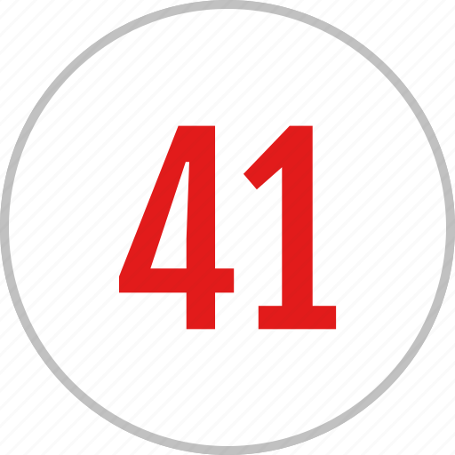 Number, 41 icon - Download on Iconfinder on Iconfinder