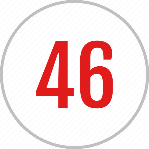Number, 46 icon - Download on Iconfinder on Iconfinder