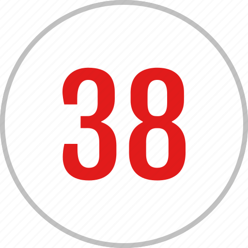 Number, 38 icon - Download on Iconfinder on Iconfinder
