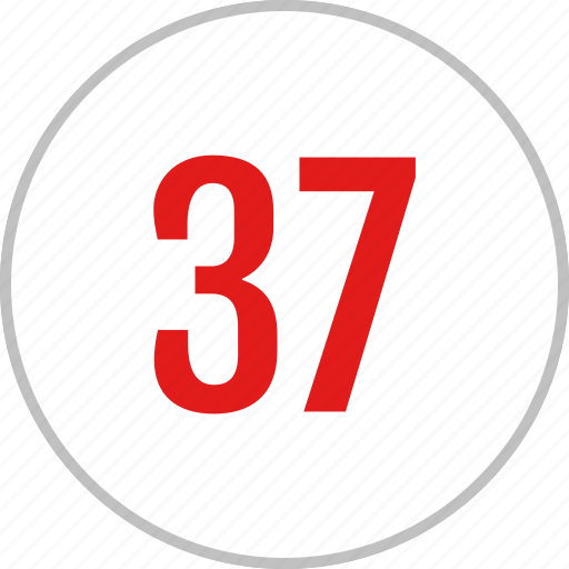 Number, 37 icon - Download on Iconfinder on Iconfinder