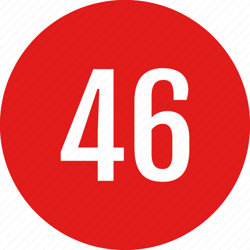 Number, 46 icon - Download on Iconfinder on Iconfinder