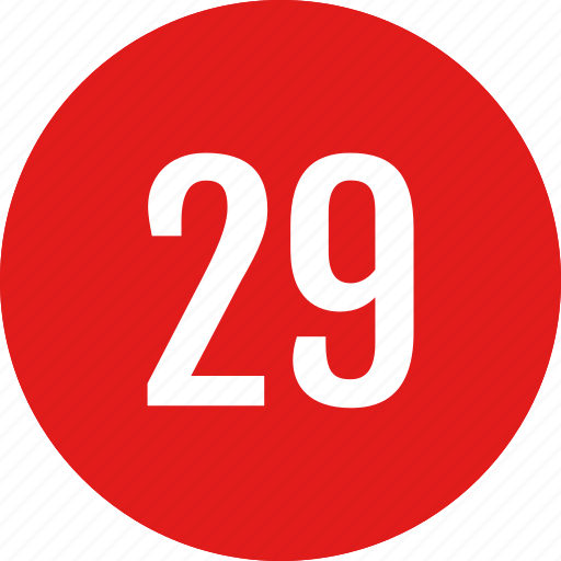 Number, 29 icon - Download on Iconfinder on Iconfinder