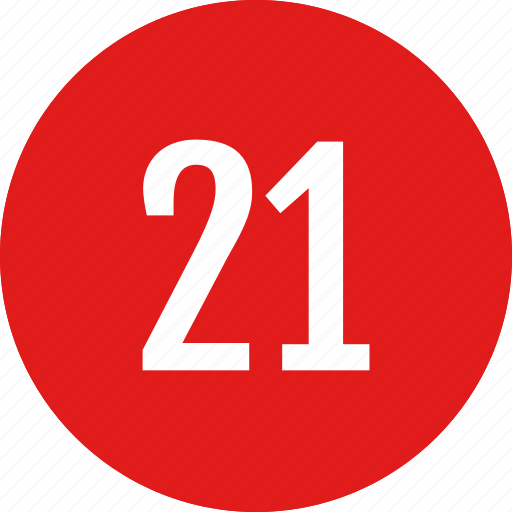 Number, 21 icon - Download on Iconfinder on Iconfinder