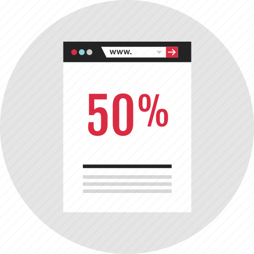 Data, fifty percent, infographic, percent icon - Download on Iconfinder