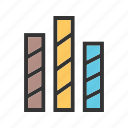 bar, business, chart, graph, graphic, striped