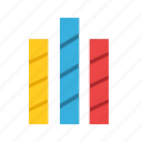 bar, business, chart, graph, graphic, striped