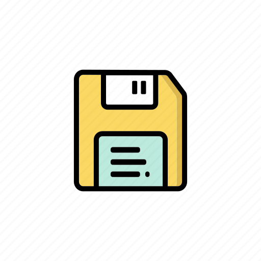 Computer, data, floppy disk, old, retro, storage, technology icon - Download on Iconfinder