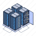.svg, server network, server room, data bank, datacenter network, storage servers