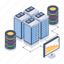 server network, server room, data bank, datacenter network, storage servers