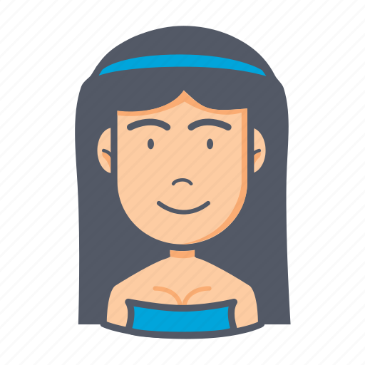 Girl, lady, long hair, woman icon - Download on Iconfinder