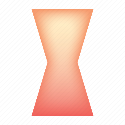 Inner glow, abstract, shape, geometric, gradient, fade, hourglass icon - Download on Iconfinder