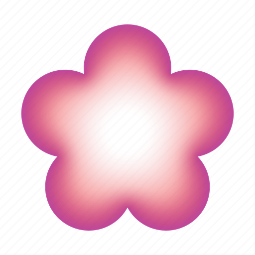 Flower, inner glow, abstract, shape, geometric, gradient, transparent icon - Download on Iconfinder
