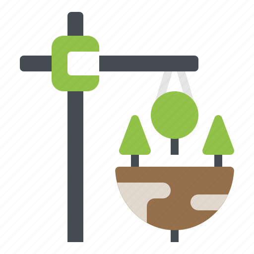 Concept, conservation, crane, ecology, plant icon - Download on Iconfinder