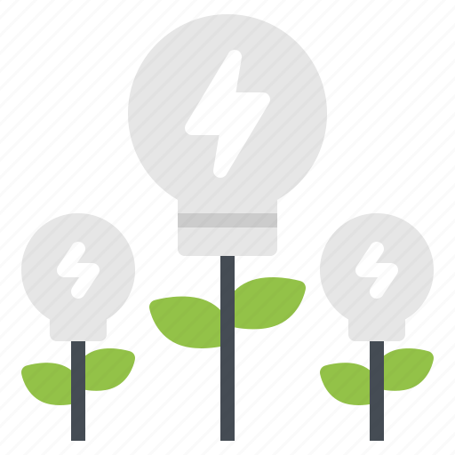 Conservation, ecology, lightbulb, nature, plant icon - Download on Iconfinder
