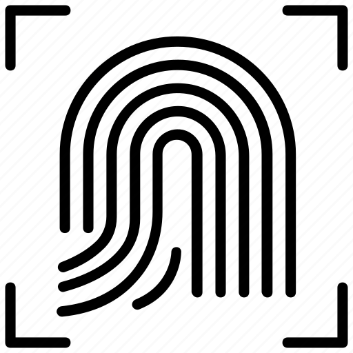 Biometric authentication, biometric technology, biometric verification, finger identification, fingerprint recognition icon - Download on Iconfinder