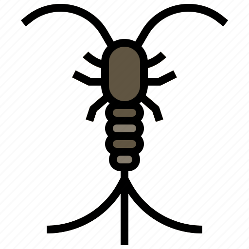 Silverfish, entomology, bugs, animals, insects icon - Download on Iconfinder