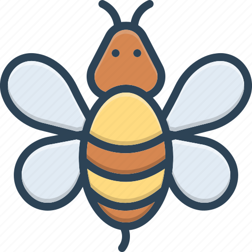 Bee, bumblebee, honey, honeybee, insect, nature, wasp icon - Download on Iconfinder