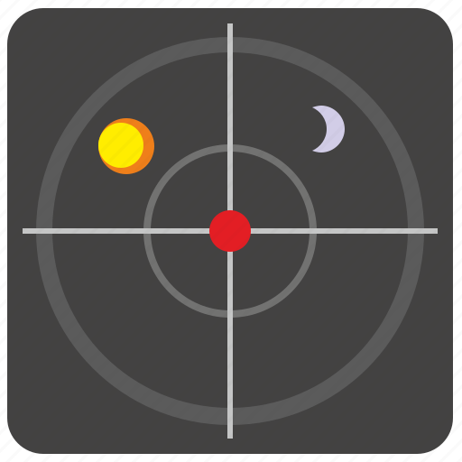Aim, moon, space, sun, target icon - Download on Iconfinder