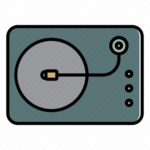 Dj, music, vynil, turntable icon - Download on Iconfinder