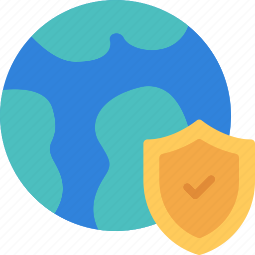 World, insurance, security, shield, protection icon - Download on Iconfinder