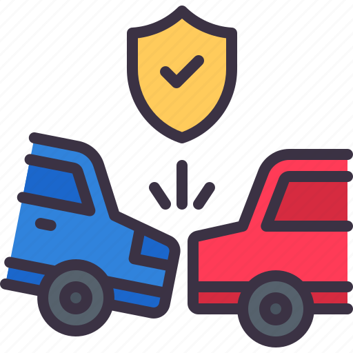 Accident, crash, car, insurance, security, shield icon - Download on Iconfinder