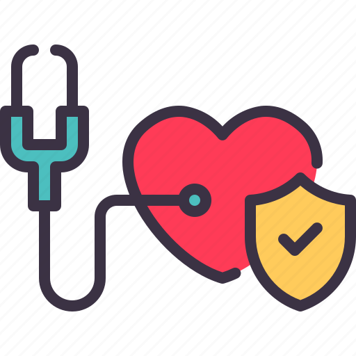Medical, checkup, insurance, heartbeat, stethoscope icon - Download on Iconfinder