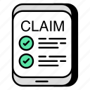 insurance claim, checklist, list, agenda, document