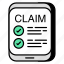 insurance claim, checklist, list, agenda, document 
