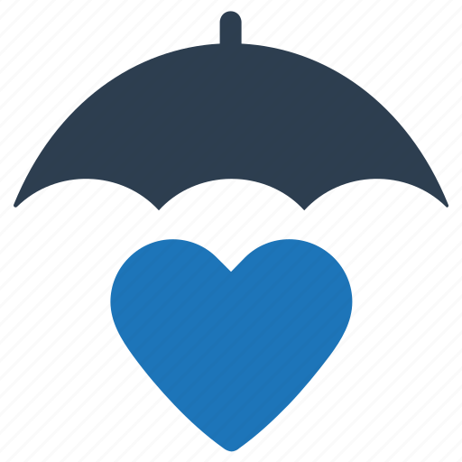 Heart, insurance, life, protection icon - Download on Iconfinder