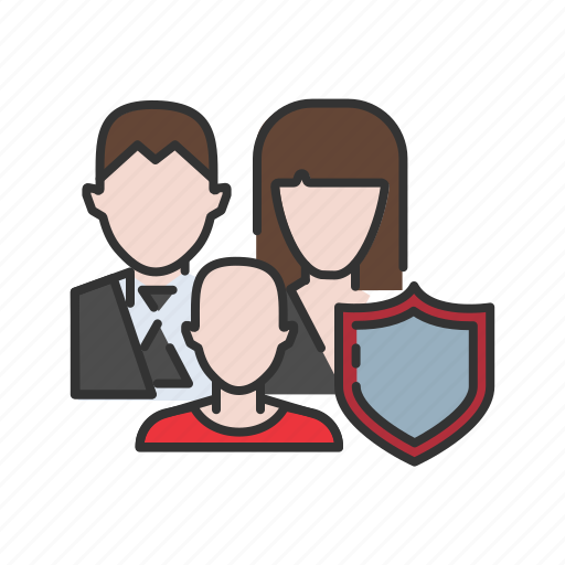 Family, insurance, life, protection, shield icon - Download on Iconfinder