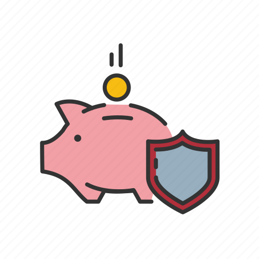 Assets, insurance, investment, money, piggy bank, protection, savings icon - Download on Iconfinder