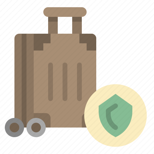 Insurance, luggage, shield, suitcase, travel icon - Download on Iconfinder
