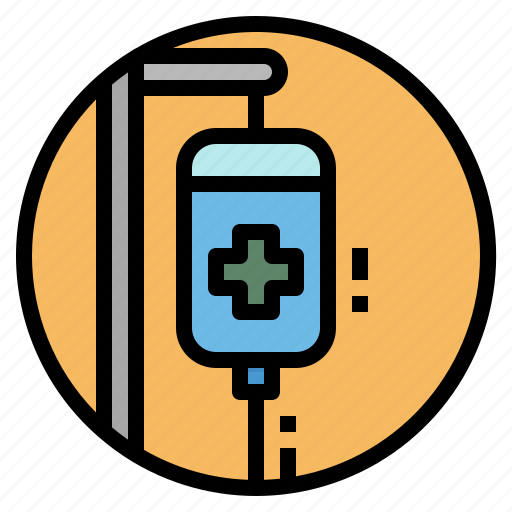 Bag, health, healthcare, patient, saline icon - Download on Iconfinder