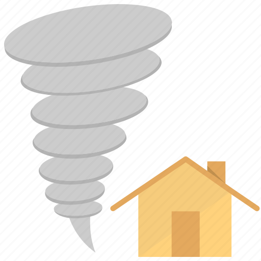 Damage, disaster, flood, house, insurance, nature, storm icon - Download on Iconfinder