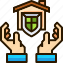 estate, home, house, mortgage, protection, safety, shield