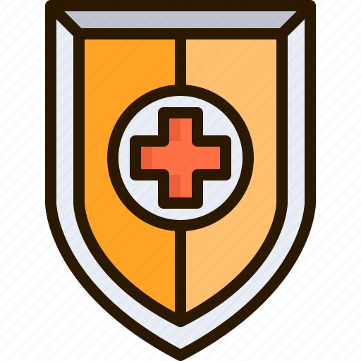 Health, healthcare, insurance, protection, safety, shield icon - Download on Iconfinder