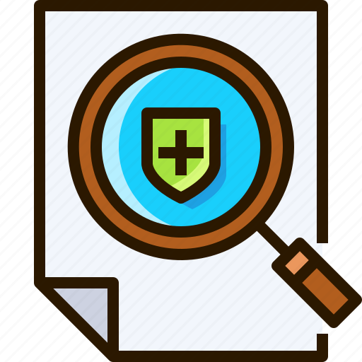 Document, file, insurance, protection, safety, shield icon - Download on Iconfinder