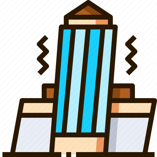 Building, earthquake, protection, safety, shield icon - Download on Iconfinder
