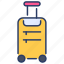 baggage, case, luggage, suitcase, tourist, travel, travel bag 