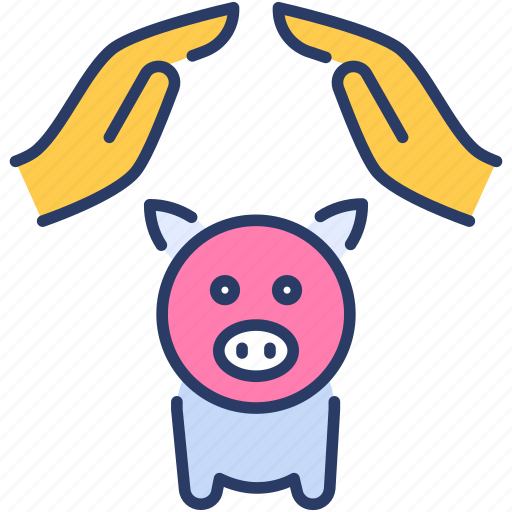 Bank, control, finance, piggy bank, protection, savings icon - Download on Iconfinder