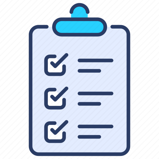 Checklist, checkmark, document, insurance audit, list, menu, tasks done icon - Download on Iconfinder