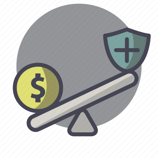 Insurance, balance, cheaper, benefits icon - Download on Iconfinder