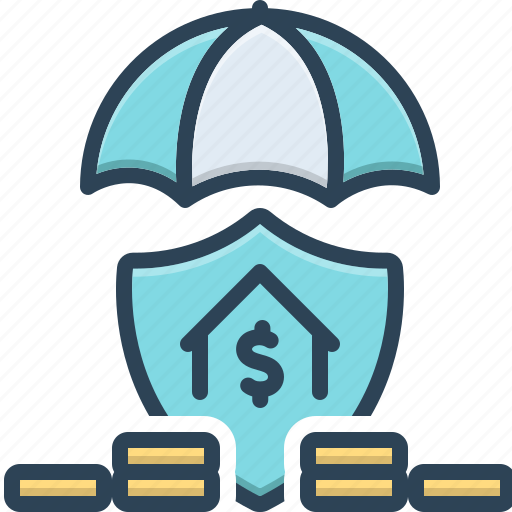 Money, shield, insurance, indemnity, safeguard, financial protection, saving money icon - Download on Iconfinder