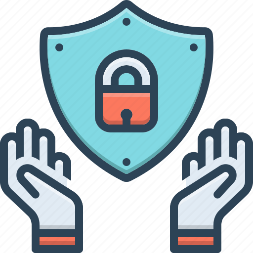 Secure, protected, defended, guarded, shield, password, insurance icon - Download on Iconfinder