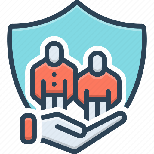 Security, insurance, retirement, shield, welfare, pension, social security icon - Download on Iconfinder