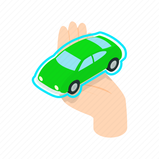Auto, car, concept, hand, isometric, style, vehicle icon - Download on Iconfinder