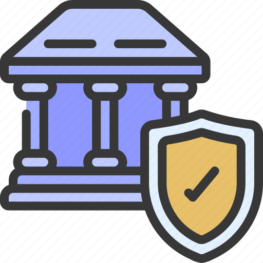 Bank, insured, banking, money icon - Download on Iconfinder