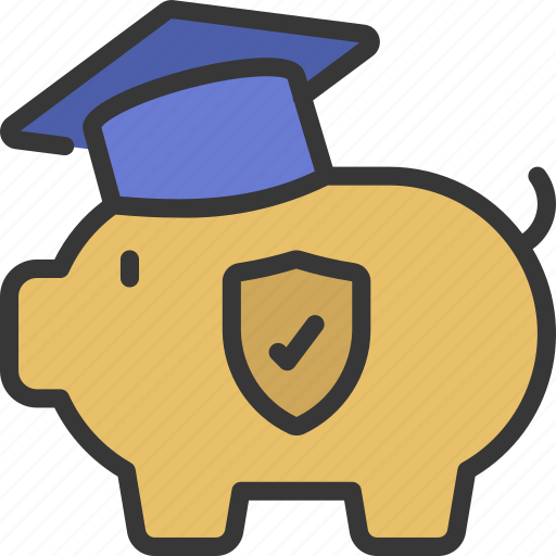College, fund, protection, insured, education, savings icon - Download on Iconfinder