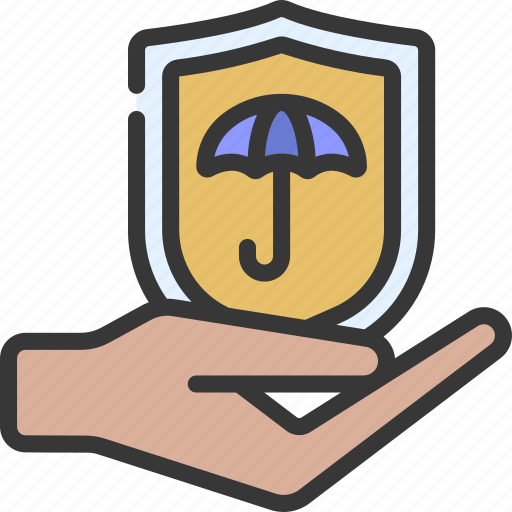 Give, insured, umbrella, cover icon - Download on Iconfinder